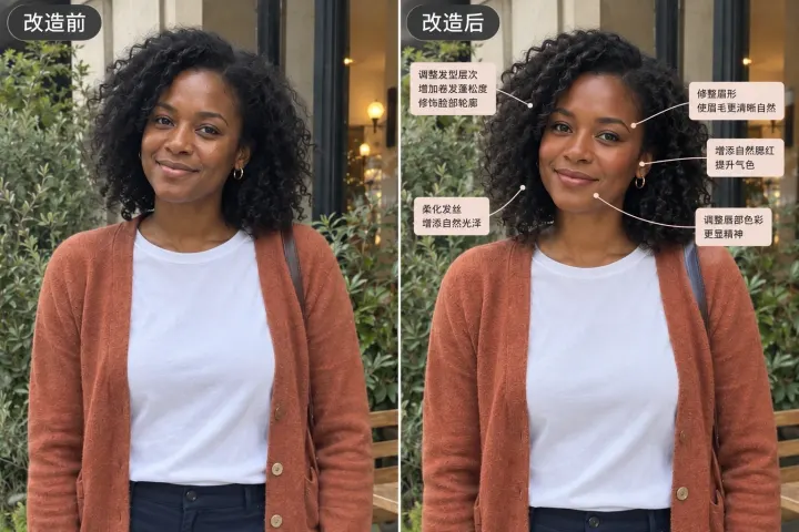 Natural Makeover Consultation — AI-generated example of this style