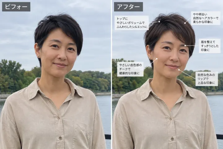 Natural Makeover Consultation — AI-generated example of this style