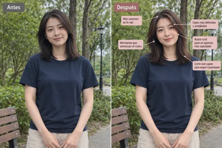 Natural Makeover Consultation — AI-generated example of this style