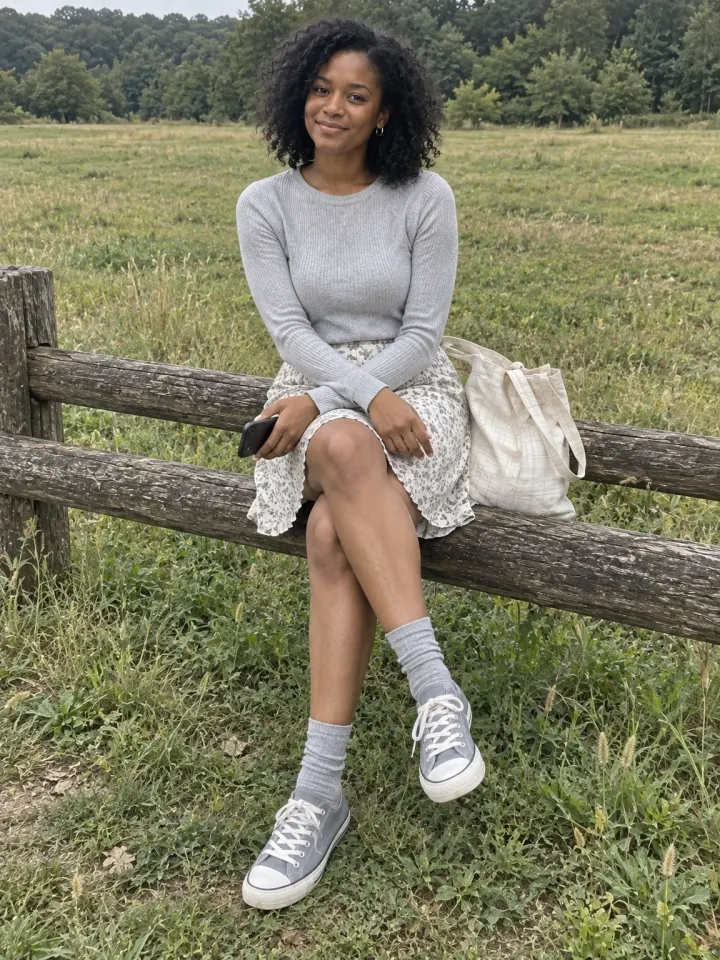 Meadow Weekend Portrait — AI-generated example of this style