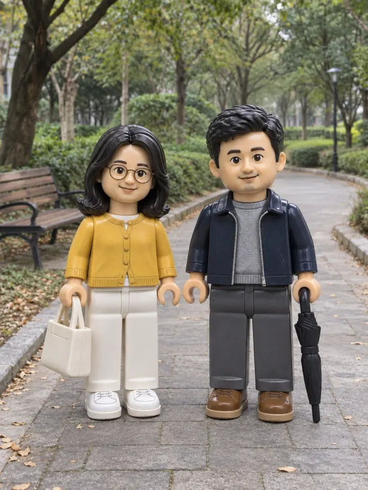 Minifigure Photo Transformation — AI-generated example of this style