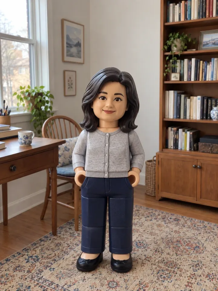 Minifigure Photo Transformation — AI-generated example of this style