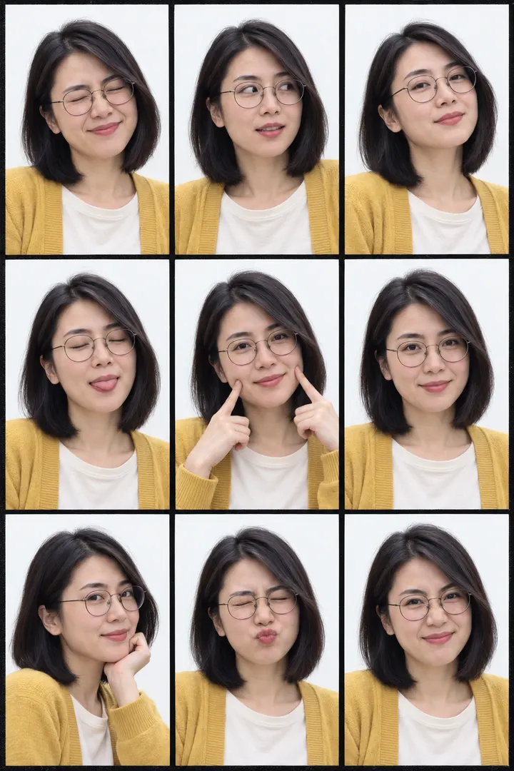 Playful Photo Booth Grid
